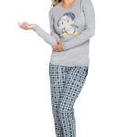 Piżama damska Italian Fashion Wega dł.r. dł.sp.