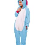 Jednorożec Piżama Strój Kigurumi Dzieci 140 150 cm Niebieska SzyteNaMiare.com