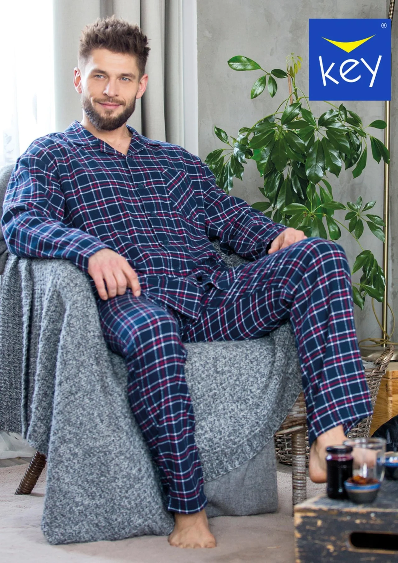 pizama-meska-zimowa-192pjg.webp Piżama Key Męska Flanela MNS 414 B23 - obrazek 1
