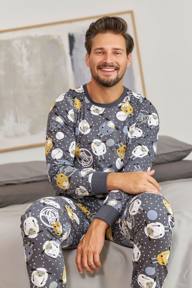 pizama-meska-zimowa-286axu.jpg 7109 Piżama Męska Doctor Nap sheep - obrazek 1
