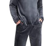 CityComfort piżama męska długa, polarowa piżama męska, długa, ciemnoszary : Amazon.pl: Moda