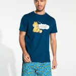 Piżama męska Garfield Kolor granatowy SINSAY 002AK 59X