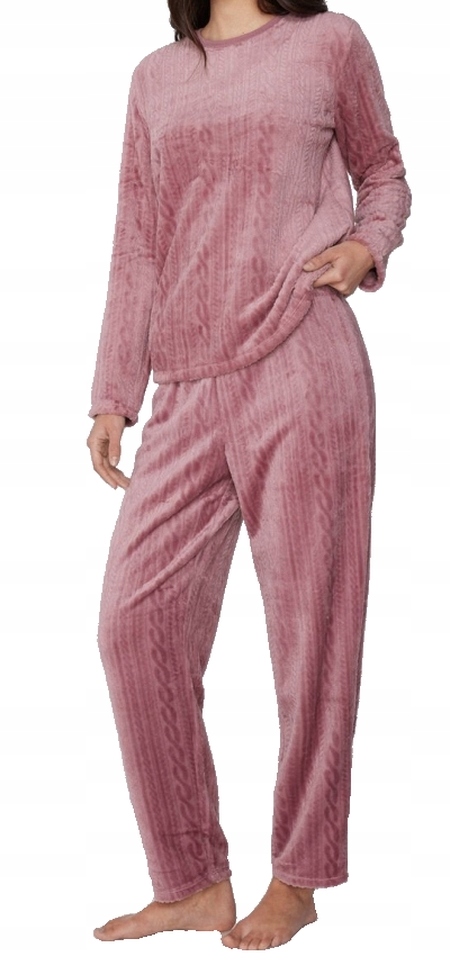 tezenis-pizama-801cbl-1.jpg TEZENIS piżama DAMSKA z POLARU ciepła roz.L wzorzysta - obrazek 1