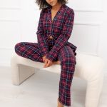 Piżamy damskie z długim rękawem Piżamy damskie Kobieta italianfashion.pl