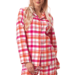 KEY PIŻAMA DAMSKA FLANELOWA LNS 437 B23