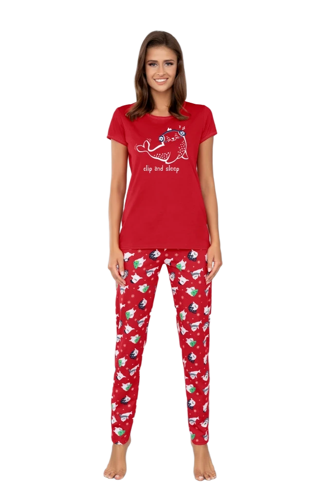 italian-fashion-pizama-202cjy.webp Damska piżama świąteczna z bawełny Kasjana Italian Fashion | Italian Fashion | Sklep Sestimi - obrazek 1
