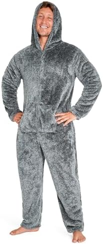 pizama-jednoczesciowa-meska-969obx.jpg CityComfort Męski kombinezon Jumpsuit, jednoczęściowy Anzug z polaru Onesie Puchaty jednoczęściowy piżama dla mężczyzn i nastolatków chłopców M 3XL, ... - obrazek 1