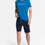 Piżama Męska Model Deal 38880 55X Blue/Navy Henderson > Henderson