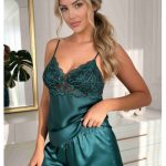 Piżamy satynowe damskie, eleganckie komplety ❤️ Donna
