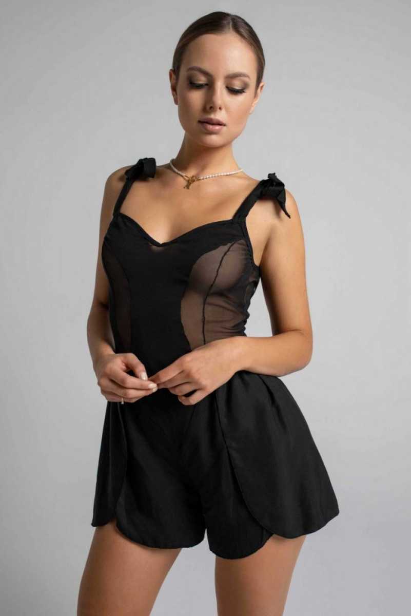 sexy-pizama-326dwx.jpg Czarny kombinezon Sensual Dream – seksowna piżama nocna - obrazek 1